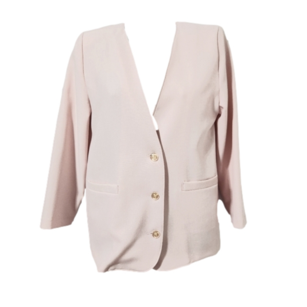 TanJay Petite vintage pink blazer